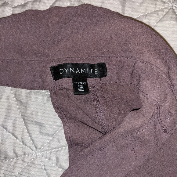 Gorgeous button up blouse in Greyish mauve colour - Picture 3 of 4